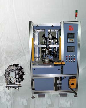 發(fā)電機(jī)線圈連接線中頻點焊專機(jī)