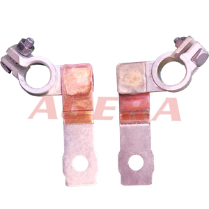 汽車(chē)電瓶連接件銅釬焊樣品